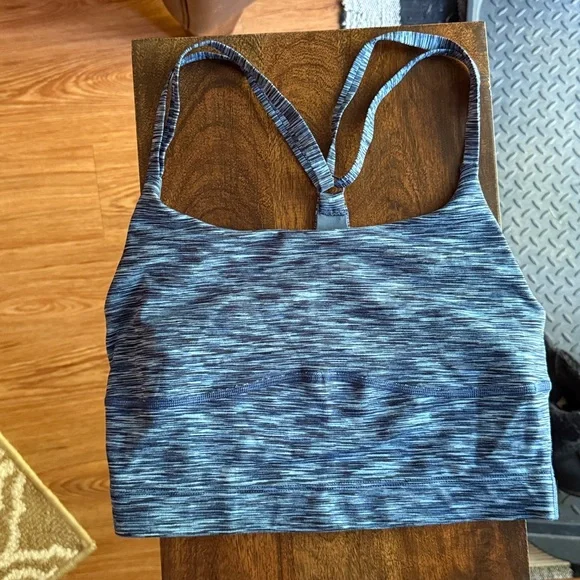Outdoor Voices Heathered Blue Crop Top - Picture 7 of 7